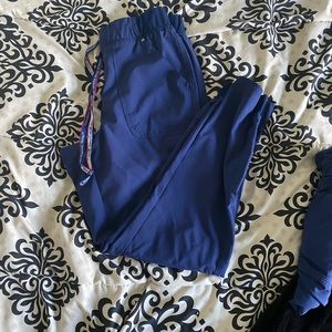 Navy Scrub Jogger Pants
